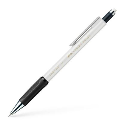 Εικόνα της Faber-Castell Grip Μηχανικό Μολύβι 0.5mm με Γόμα σε Λευκό Χρώμα