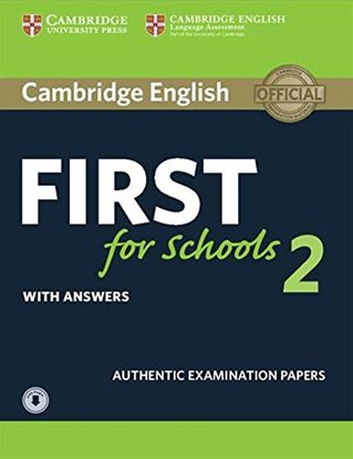 Εικόνα της CAMBRIDGE ENGLISH FIRST FOR SCHOOLS 2 SELF STUDY PACK (+ DOWNLOADABLE AUDIO) WITH ANSWERS N/E