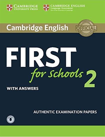 Εικόνα από CAMBRIDGE ENGLISH FIRST FOR SCHOOLS 2 SELF STUDY PACK (+ DOWNLOADABLE AUDIO) WITH ANSWERS N/E