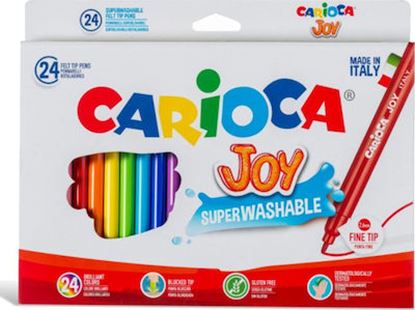 Εικόνα της ΜΑΡΚΑΔΟΡΟΙ ΠΑΙΔΙΚΟΙ CARIOCA 24 ΤΕΜ. JOY 40615 ΛΕΠΤΗ ΓΡΑΦΗ