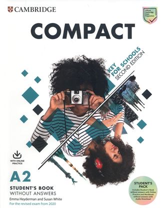 Εικόνα της COMPACT KEY FOR SCHOOLS (+ ONLINE PRACTICE & WB WITHOUT ANSWERS) SB PACK (FOR REVISED EXAM FROM 2020)