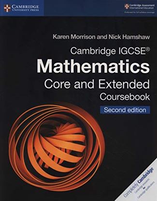 Εικόνα της CAMBRIDGE INTERNATIONAL IGCSE: CAMBRIDGE IGCSE (R) MATHEMATICS CORE AND EXTENDED COURSEBOOK