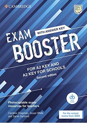 Εικόνα της CAMBRIDGE ENGLISH EXAM BOOSTER KEY & KEY FOR SCHOOLS (+ AUDIO) WITH ANSWERS - FOR 2020 EXAMS