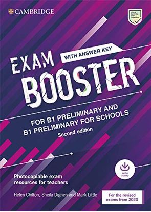 Εικόνα της CAMBRIDGE ENGLISH EXAM BOOSTER PRELIMINARY & PRELIMINARY FOR SCHOOLS (+ AUDIO) WITH ANSWERS - FOR 2020 EXAMS