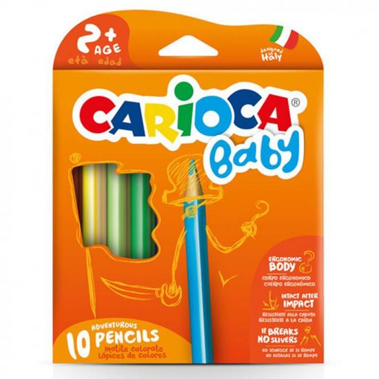 Εικόνα από ΞΥΛΟΜΠΟΓΙΕΣ CARIOCA BABY CRAYONS 10 ΤΕΜΑΧΙΩΝ 2+ AGE 42819