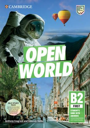Εικόνα της OPEN WORLD B2 FIRST SELF STUDY BOOK (SB WITH KEY WITH ON LINE PRACTICE + WB WITH KEY WITH AUDIO)