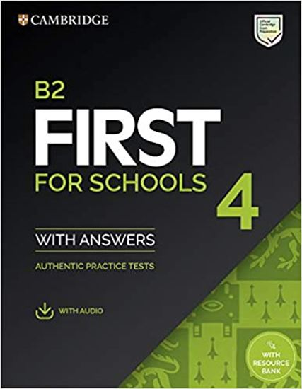Εικόνα από CAMBRIDGE ENGLISH FIRST FOR SCHOOLS 4 SELF STUDY PACK (+ DOWNLOADABLE AUDIO) WITH ANSWERS