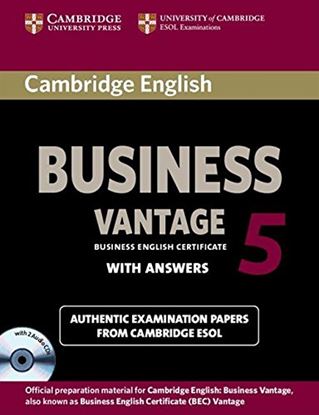 Εικόνα της CAMBRIDGE ENGLISH BUSINESS VANTAGE 5 SELF STUDY PACK