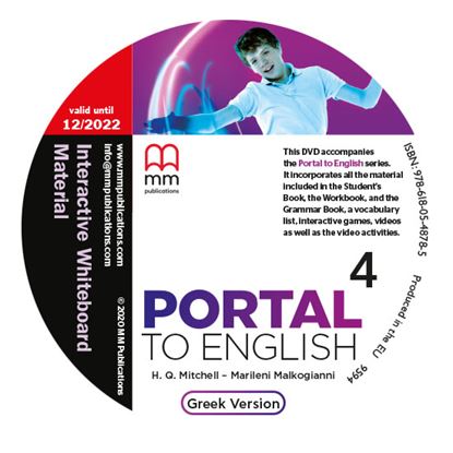 Εικόνα της DVD Interactive Whiteboard Material PORTAL TO ENGLISH 4