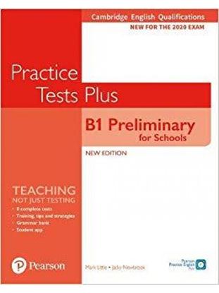 Εικόνα της PET FOR SCHOOLS PRACTICE TESTS PLUS FOR 2020 EXAMS SB