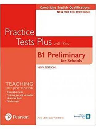 Εικόνα της PET FOR SCHOOLS PRACTICE TESTS PLUS FOR 2020 EXAMS SB WITH KEY