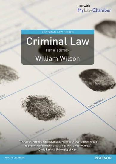 Εικόνα από CRIMINAL LAW 5TH ED PB