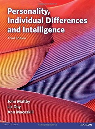 Εικόνα της PERSONALITY, INDIVIDUAL DEFFERENCES AND INTELLIGENCE PB