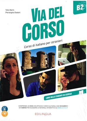 Εικόνα της VIA DEL CORSO B2 STUDENTE ED ESERCIZI (+CD+DVD)