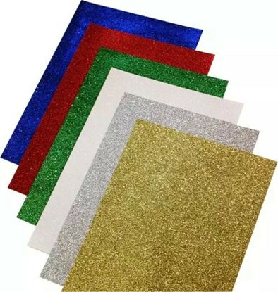 Εικόνα της ΧΑΡΤΟΝΙΑ GLITTER COLORFIX 25X35 10TEM.