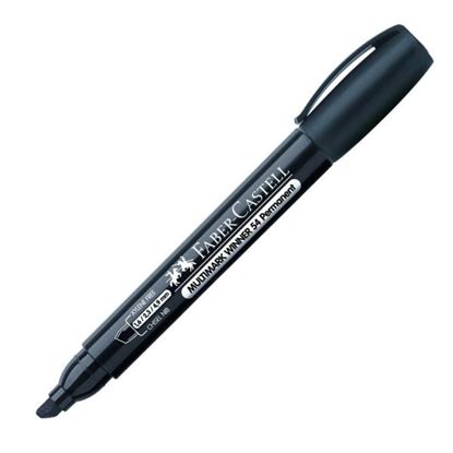 Εικόνα της ΜΑΡΚΑΔΟΡΟΣ ΑΝΕΞΙΤΗΛΟΣ ΠΛΑΚΕ FABER CASTELL WINNER 54 ΜΑΥΡΟΣ 1.6/2.3/4.9 mm