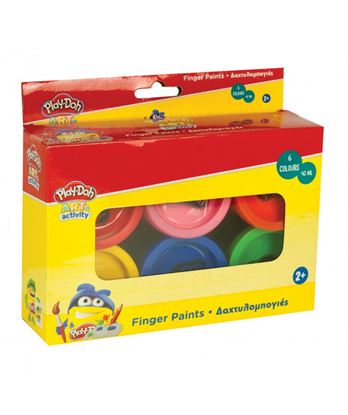 Εικόνα της GIM PLAY-DOH ΔΑΧΤΥΛΟΜΠΟΓΙΕΣ 40ml 6 ΤΕΜ. 