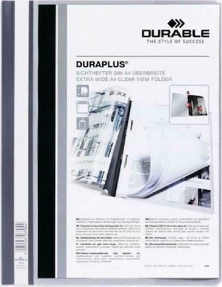 Εικόνα της ΝΤΟΣΙΕ ΕΛΑΣΜΑ ΠΛΑΣΤΙΚΟ-ΑΣΠΡΟ DURABLE DURAPLUS ΜΕ ΘΗΚΗ ΣΤΟ ΕΞΩΦΥΛΛΟ(2579)
