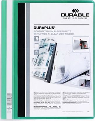 Εικόνα της ΝΤΟΣΙΕ ΕΛΑΣΜΑ ΠΛΑΣΤΙΚΟ-ΠΡΑΣΙΝΟ DURABLE DURAPLUS ΘΗΚΗ ΣΤΟ ΕΞΩΦΥΛΛΟ (2579) 