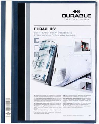 Εικόνα της ΝΤΟΣΙΕ ΕΛΑΣΜΑ ΠΛΑΣΤΙΚΟ-ΜΠΛΕ DURABLE DURAPLUS ΘΗΚΗ ΣΤΟ ΕΞΩΦΥΛΛΟ (2579) 