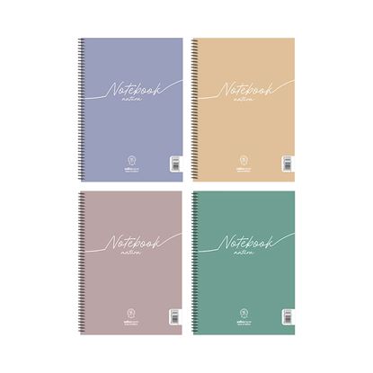 Εικόνα της ΤΕΤΡΑΔΙΟ ΣΠΙΡΑΛ NOTEBOOK NATURA 4 ΘΕΜΑΤΩΝ Β5 - 4 ΧΡΩΜΑΤΑ 6384