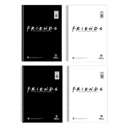 Εικόνα της ΤΕΤΡΑΔΙΟ ΣΠΙΡΑΛ FRIENDS VOL.1 21X29 60Φ 2Θ - 2 ΣΧΕΔΙΑ 7377