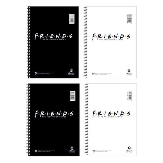 Εικόνα από ΤΕΤΡΑΔΙΟ ΣΠΙΡΑΛ FRIENDS VOL.1 21X29 60Φ 2Θ - 2 ΣΧΕΔΙΑ 7377