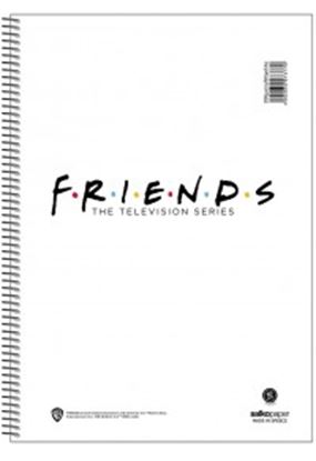 Εικόνα της ΤΕΤΡΑΔΙΟ ΣΠΙΡΑΛ FRIENDS VOL.1 3 ΘΕΜΑΤΩΝ Β5 - 2 ΣΧΕΔΙΑ 7373