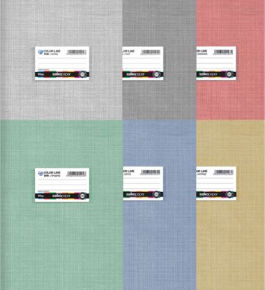 Εικόνα της ΤΕΤΡΑΔΙΟ ΚΑΡΦΙΤΣΑ SALKO COLORLINE 50Φ 17x25  ΓΑΛΑΖΟΠΡΑΣΙΝΟ