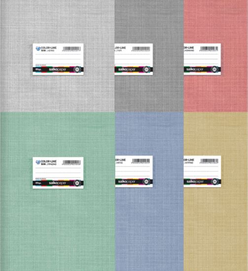 Εικόνα από ΤΕΤΡΑΔΙΟ ΚΑΡΦΙΤΣΑ SALKO COLORLINE 50Φ 17x25  ΓΑΛΑΖΟΠΡΑΣΙΝΟ