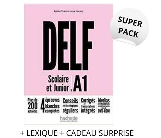 Εικόνα από SUPER PACK DELF SCOLAIRE & JUNIOR A1 METHODE NOUVEAU FORMAT (+ LEXIQUE + CADEAU SURPRISE)