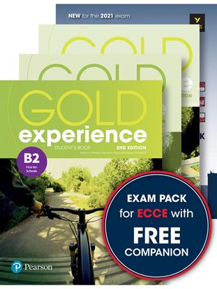 Εικόνα της EXAM PACK ECCE: GOLD EXPERIENCE B2 SB WITH APP + WB + COMPANION + YORK EXAM SKILLS FOR ECCE