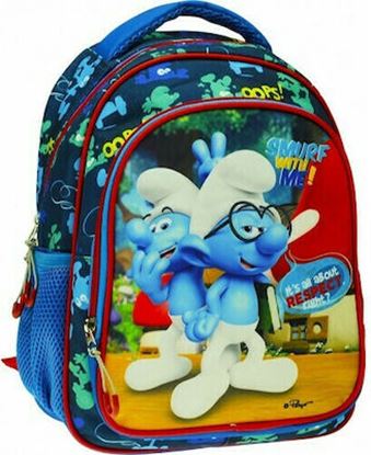 Εικόνα της GIM ΣΧΟΛΙΚΗ ΤΣΑΝΤΑ ΝΗΠΙΟΥ ΠΛΑΤΗΣ SMURFS WITH ME 344-22054