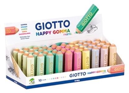 Εικόνα της ΓΟΜΑ HAPPY GOMMA PASTEL ΣΕ 10 ΧΡΩΜΑΤΑ 234000 
