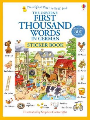 Εικόνα της USBORNE: FIRST THOUSAND WORDS IN GERMAN (WITH 500 STICKERS)  PB