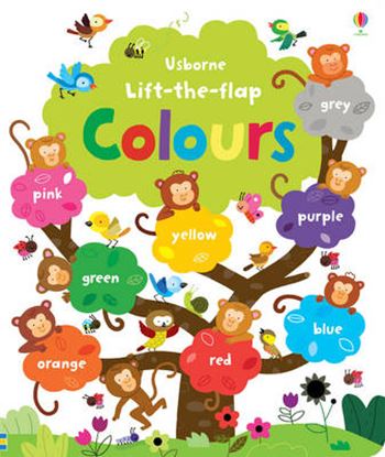 Εικόνα της USBORNE : LIFT THE FLAPS COLOUR BOOK HC BBK