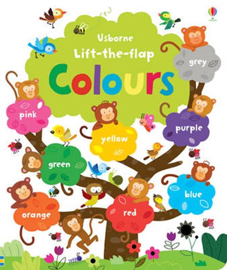Εικόνα από USBORNE : LIFT THE FLAPS COLOUR BOOK HC BBK