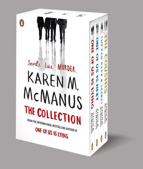 Εικόνα από KAREN M. MCMANUS BOXSET: ONE OF US IS LYING, ONE OF US IS NEXT, TWO CAN KEEP A SECRET, THE COUSINS