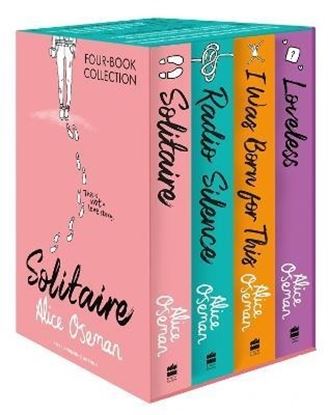 Εικόνα της ALICE OSEMAN FOUR-BOOK COLLECTION BOX SET (SOLITAIRE, RADIO SILENCE, I WAS BORN FOR THIS, LOVELESS)
