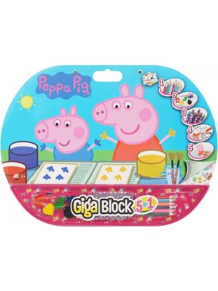 Εικόνα της ΣΕΤ ΖΩΓΡΑΦΙΚΗΣ GIGA BLOCK 4 IN 1 PEPPA (62714)