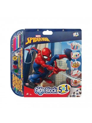 Εικόνα της ΣΕΤ ΖΩΓΡΑΦΙΚΗΣ GIGA BLOCK 4 IN 1 SPIDERMAN