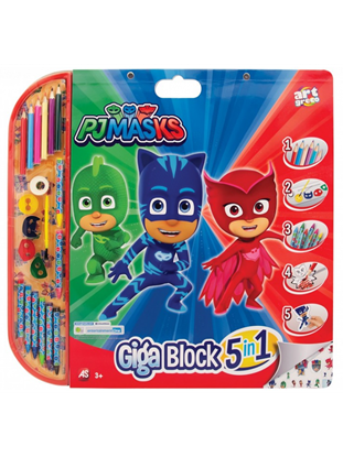 Εικόνα της ΣΕΤ ΖΩΓΡΑΦΙΚΗΣ GIGA BLOCK 4 IN 1 PJ MASKS