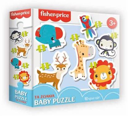 Εικόνα της ΠΑΖΛ BABY FISHER PRICE-ΤΑ ΖΩΑΚΙΑ (HP.BDG.0002)