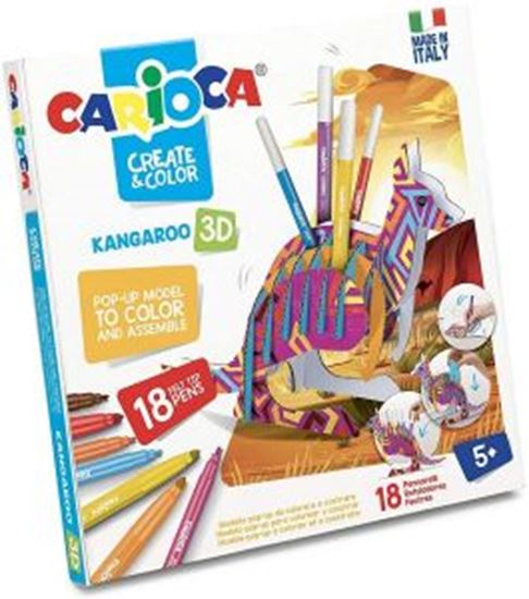 Εικόνα από CARIOCA CREATE & COLOR KANGAROO 3D ΠΑΖΛ- ΣΕΤ ΖΩΓΡΑΦΙΚΗΣ