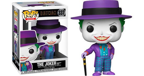 Εικόνα από FUNKO POP! DC HEROES : BATMAN 1989 - THE JOKER WITH HAT WITH CHASE #337 VINYL FIGURE