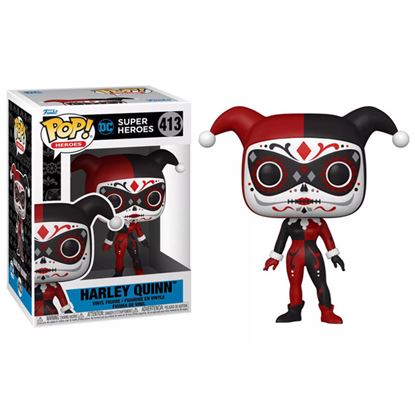 Εικόνα της 5FUNKO POP! HEROES: DC SUPER HEROES - HARLEY QUINN (DIA DE LOS DC) #413 VINYL FIGURE