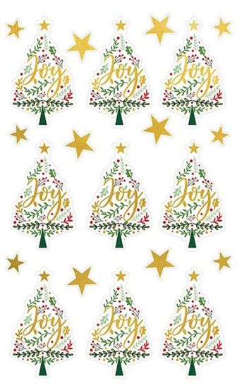 Εικόνα από ΑΥΤΟΚΟΛΛΗΤΑ CHRISTMAS BSB GLITTER TREES