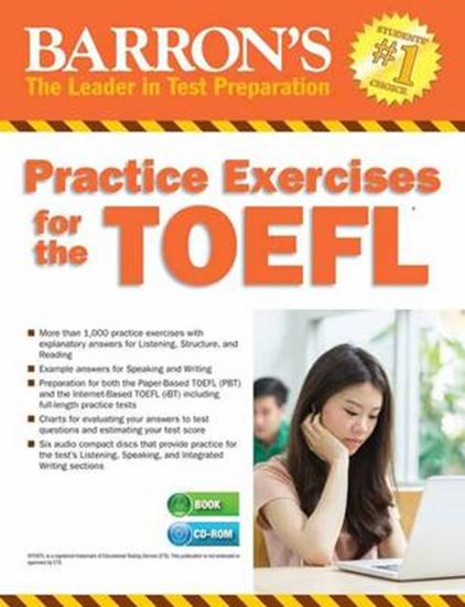 Εικόνα από BARRON'S PRACTICE EXERCISES FOR THE TOEFL (+ CD-ROM)