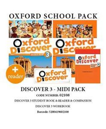 Εικόνα της OXFORD DISCOVER 3 PACK MIDI (SB+ WB+ COMPANION+ READER) - 02108