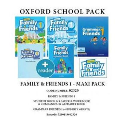 Εικόνα της FAMILY AND FRIENDS 1 MAXI PACK (SB + WB + COMPANION + GRAMMAR FRIENDS 1 SB + WEBSITE+ READER + ALPHABET BOOK) - 02320